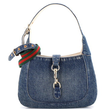 Gucci Jackie 1961 Hobo Denim Small
