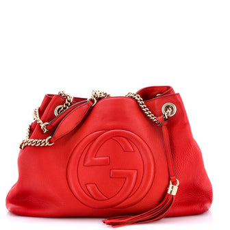 Gucci Soho Chain Strap Shoulder Bag Leather Medium
