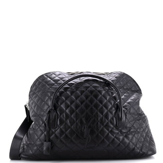 Saint Laurent ES Giant Travel Bag Quilted Leather