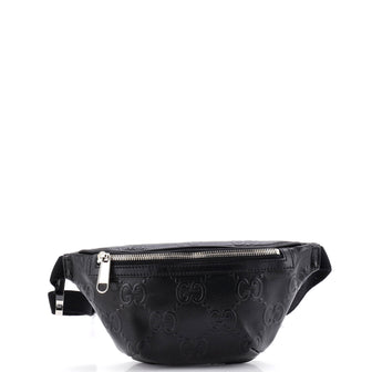 Gucci Belt Bag GG Embossed Perforated Leather Small