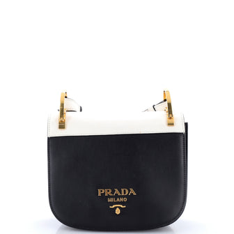 Prada Pionniere Saddle Crossbody Bag City Calfskin Small