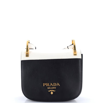 Prada Pionniere Saddle Crossbody Bag City Calfskin Small