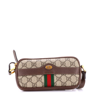 Gucci Ophidia Crossbody Bag GG Coated Canvas Mini