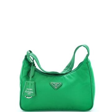 Prada Re-Edition 2000 Hobo Tessuto Mini