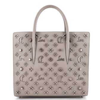 Christian Louboutin Paloma Tote Embellished Leather Medium