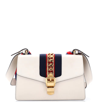 Gucci Sylvie Shoulder Bag Leather Small