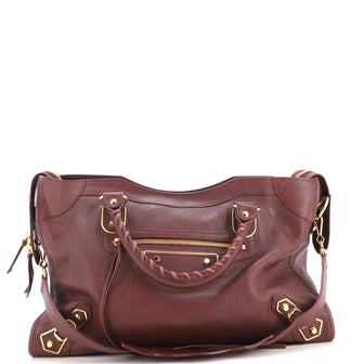 Balenciaga City Classic Metallic Edge Bag Leather Medium