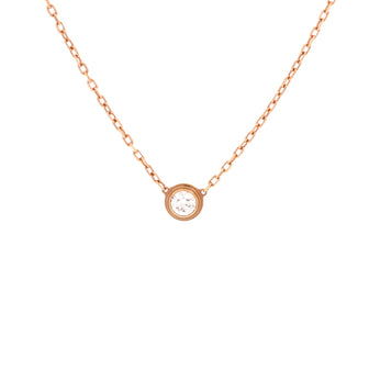 Cartier Cartier D'Amour Pendant Necklace 18K Rose Gold with Diamond Large