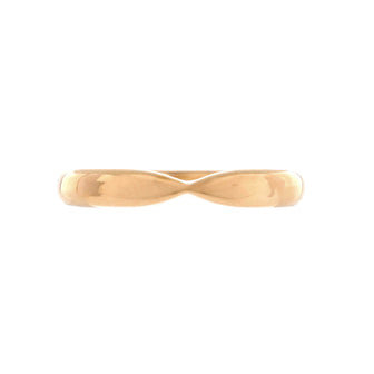 Tiffany & Co. Harmony Wedding Band Ring 18K Rose Gold 3mm
