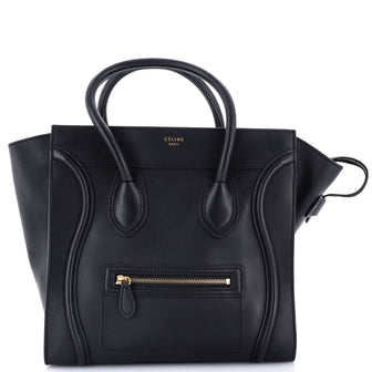 Celine Luggage Bag Smooth Leather Mini