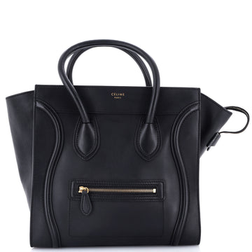 Celine Luggage Bag Smooth Leather Mini
