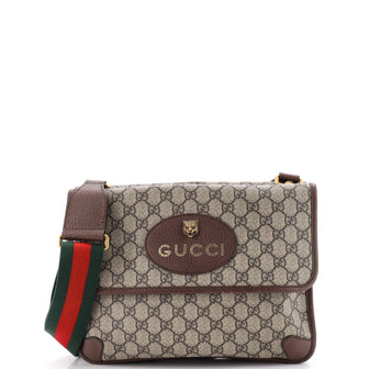 Gucci Neo Vintage Flap Messenger GG Coated Canvas Medium