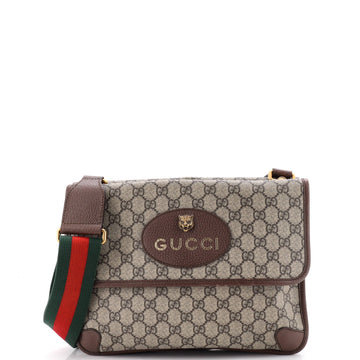 Gucci Neo Vintage Flap Messenger GG Coated Canvas Medium