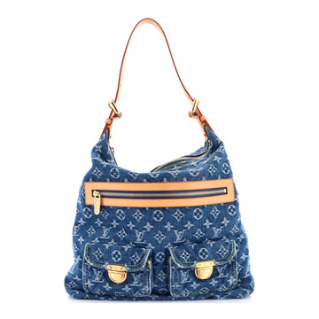 Louis Vuitton Baggy Handbag Denim GM