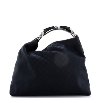 Gucci Horsebit Hobo GG Canvas Large