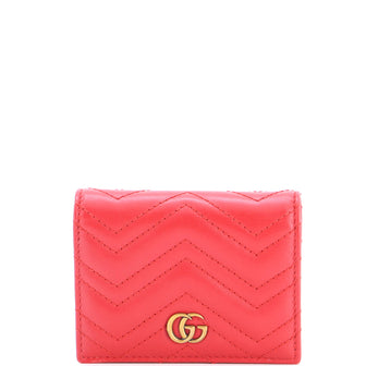 Gucci GG Marmont Bifold Wallet Matelasse Leather Small