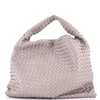 Bottega Veneta Hop Hobo Intrecciato Leather Large