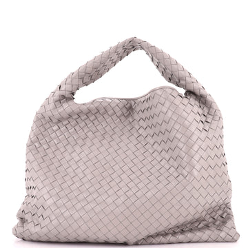 Bottega Veneta Hop Hobo Intrecciato Leather Large