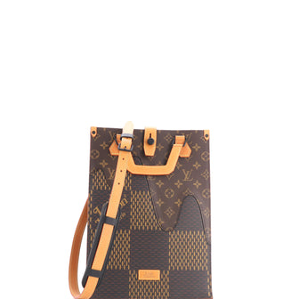 Louis Vuitton Nigo Tote Limited Edition Giant Damier and Monogram Canvas Mini