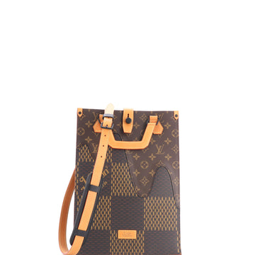 Louis Vuitton Nigo Tote Limited Edition Giant Damier and Monogram Canvas Mini