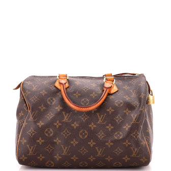 Louis Vuitton Speedy Handbag Monogram Canvas 30