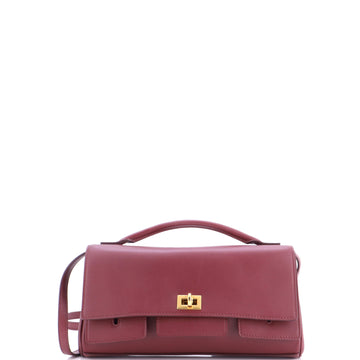 Balenciaga Bel Air Top Handle Flap Leather