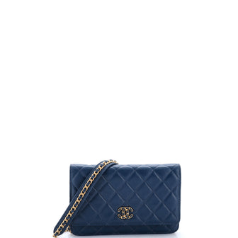 Chanel Chain Infinity Wallet on Chain Quilted Lambskin