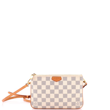 Louis Vuitton Double Zip Pochette Damier