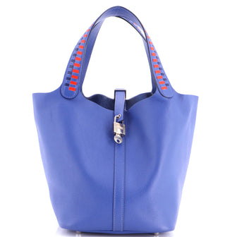Hermes Picotin Lock Bag Tressage Epsom MM