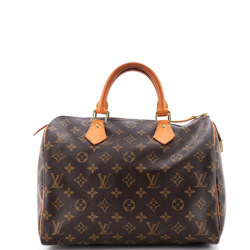 Louis Vuitton Speedy Handbag Monogram Canvas 30
