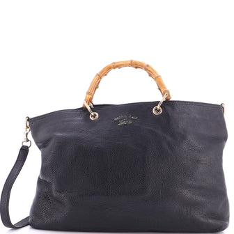 Gucci Bamboo Shopper Tote Leather Large