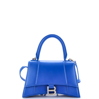 Balenciaga Hourglass Top Handle Bag Leather Small