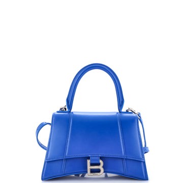 Balenciaga Hourglass Top Handle Bag Leather Small