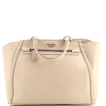 Prada Front Pocket Tote City Calfskin Large