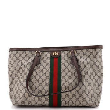 Gucci Ophidia Shopping Tote GG Coated Canvas Medium