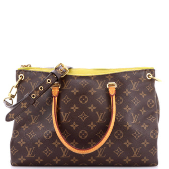 Louis Vuitton Pallas Tote Monogram Canvas with Leather