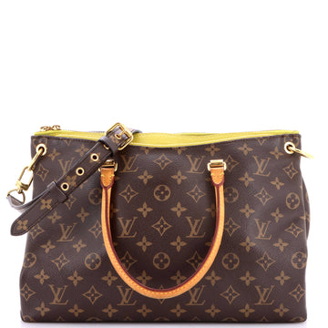 Louis Vuitton Pallas Tote Monogram Canvas with Leather