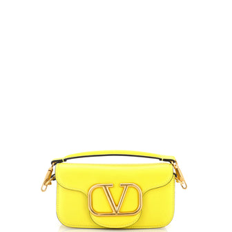 Valentino Garavani VLogo Loco Flap Shoulder Bag Leather Small
