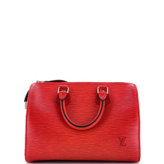 Louis Vuitton Speedy Handbag Epi Leather 25
