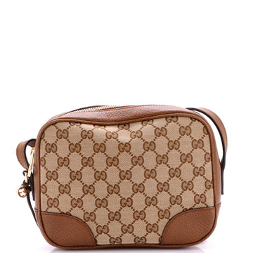 Gucci Bree Disco Crossbody Bag GG Canvas with Leather Mini