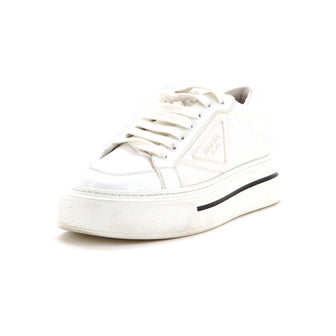 Prada Women's Macro Logo Sneakers Re-Nylon and Leather