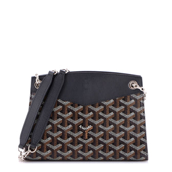 Goyard Structured Rouette Chain Shoulder Bag Coated Canvas Mini