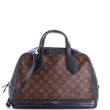 Louis Vuitton Dora Handbag Monogram Canvas and Calfskin MM