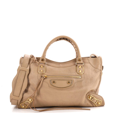 Balenciaga City Classic Metallic Edge Bag Leather Medium