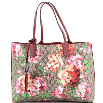 Gucci Reversible Tote Blooms GG Print Leather Medium
