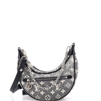 Louis Vuitton Loop Handbag Monogram Jacquard Denim