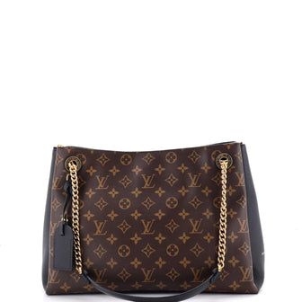 Louis Vuitton Surene Handbag Monogram Canvas with Leather MM