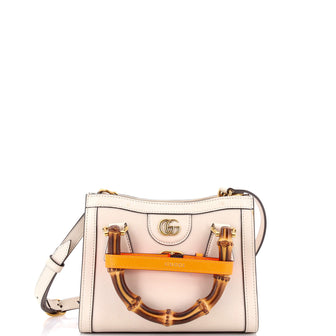 Gucci Diana NM Bamboo Handle Tote Leather Mini