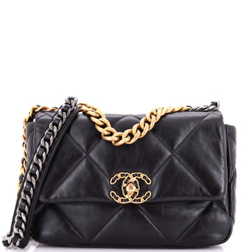Chanel 19 Flap Bag Quilted Leather Medium