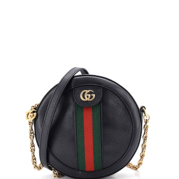 Gucci Ophidia Round Shoulder Bag Leather Mini